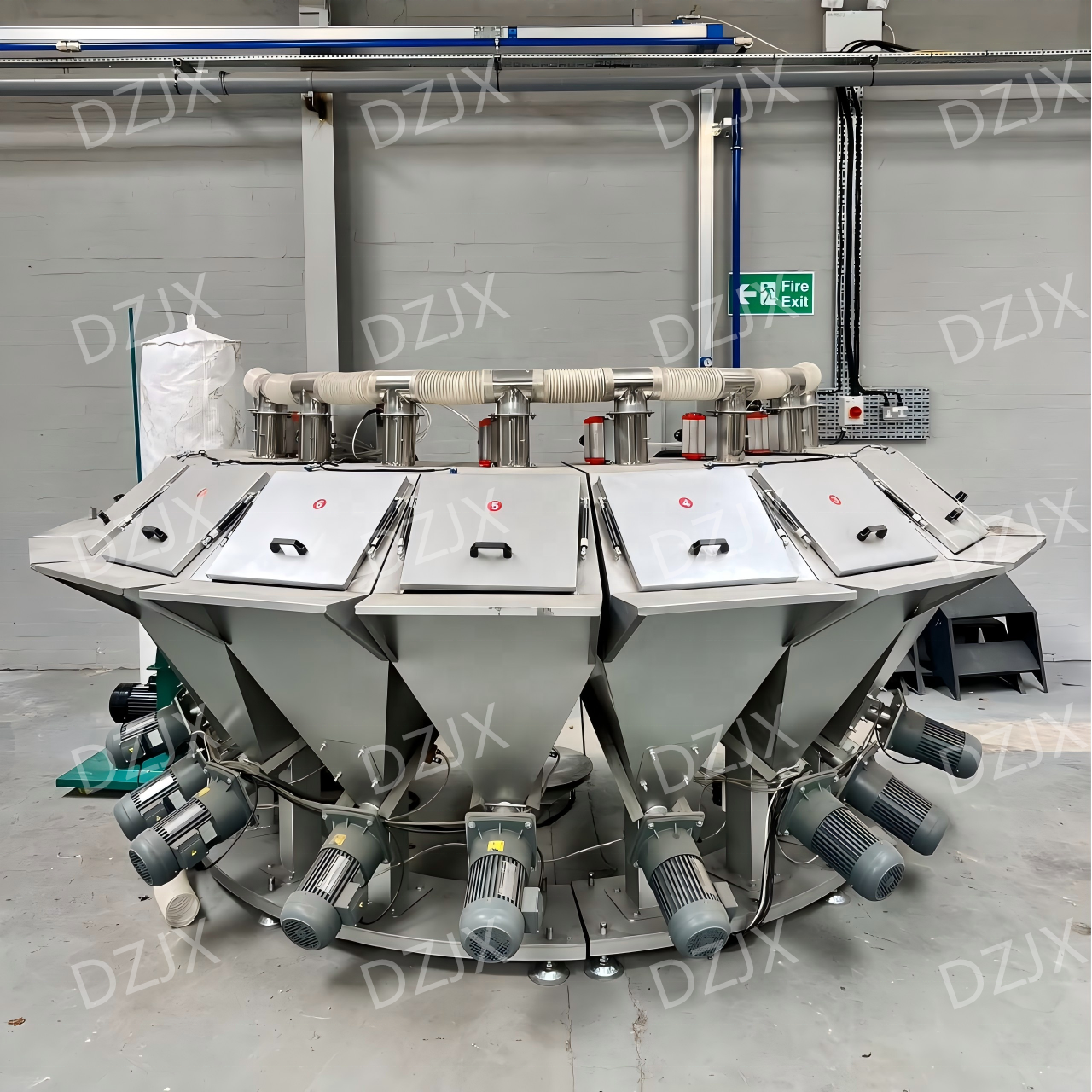 DZJX High Precision Spiral Automatic Weighing Batching System for Powder and Granules