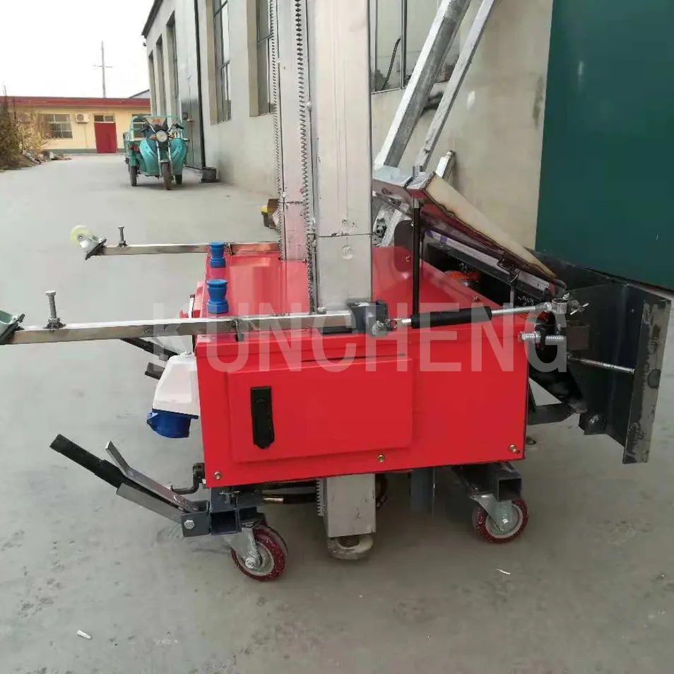 Wall Plastering Machine Mechanism