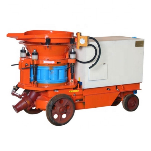Underground Construction Slope Project Dry Mix Concrete Gunite Spraying Machine Refractory Shotcrete Machine