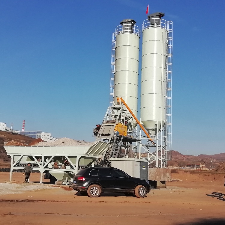 Large Capacity 60m3/h High Efficiency Electric Powered Concrete Mixing Plant Production Line with Motor &amp; Engine