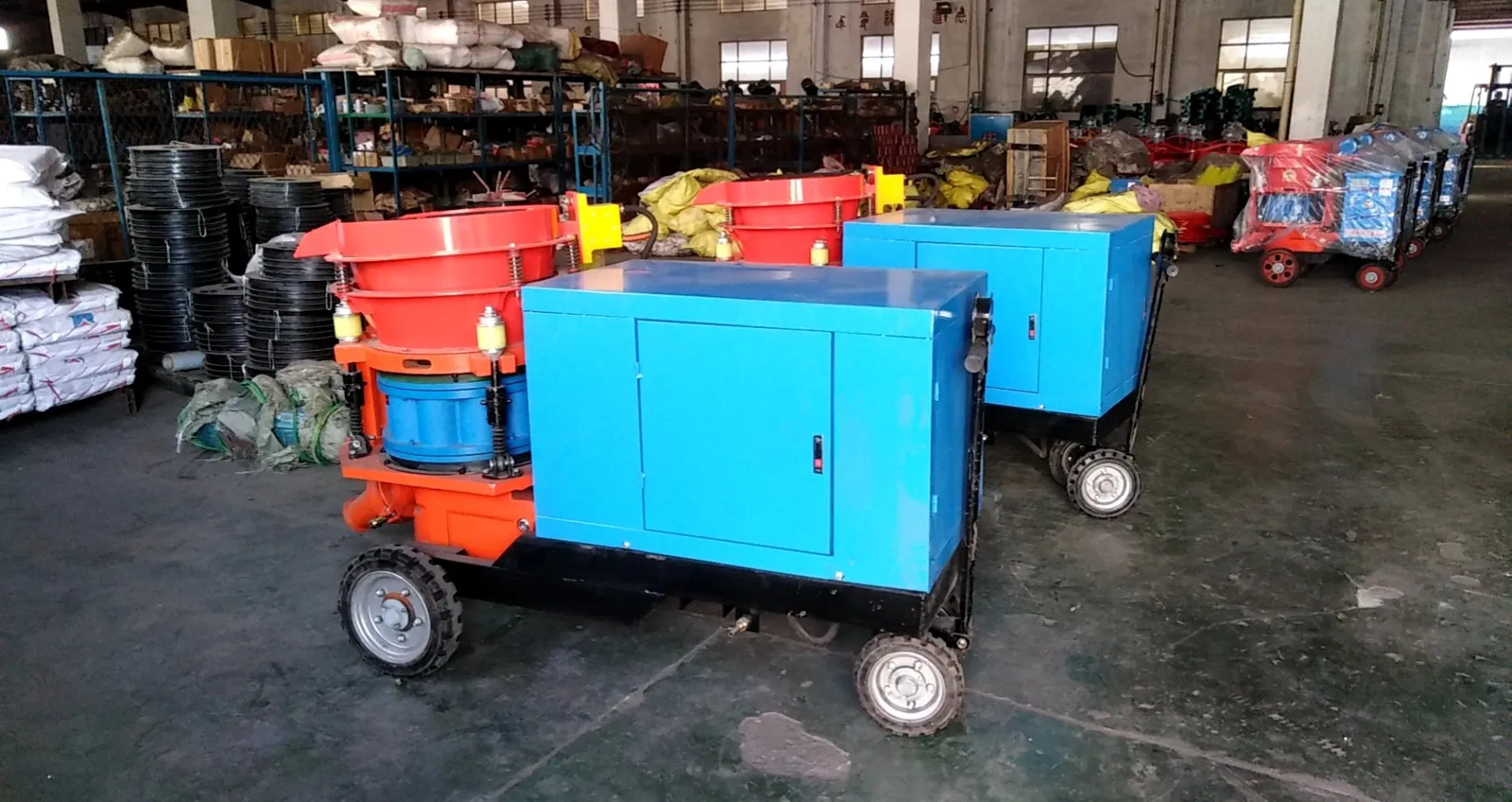 High-Efficiency Electric-Driven Wet Mix Shotcrete Machine