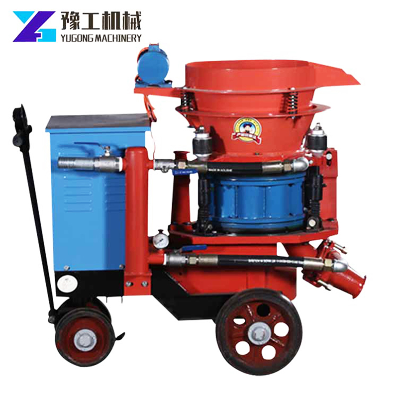 Auto Dry Wet Mix Concrete Underground Mining Electric Refractory Mortar Shotcrete Machine