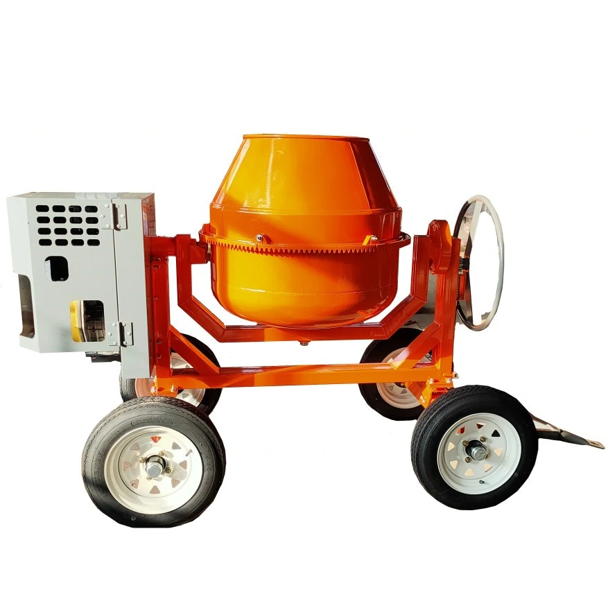 260L/350L/400L Gasoline Diesel or Electric Powered Professional Building Equipment Concrete Mixer Machine