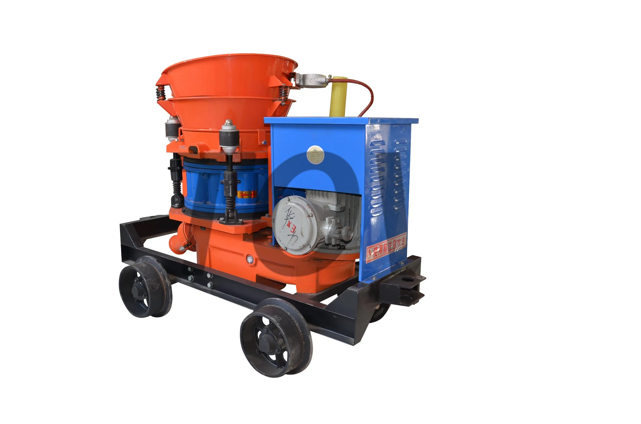 Underground Mining Tunnel Construction Auto Dry Wet Mix Concrete Electric Refractory Reinforcement Gunite Explosion Proof Mortar Shotcrete Machine