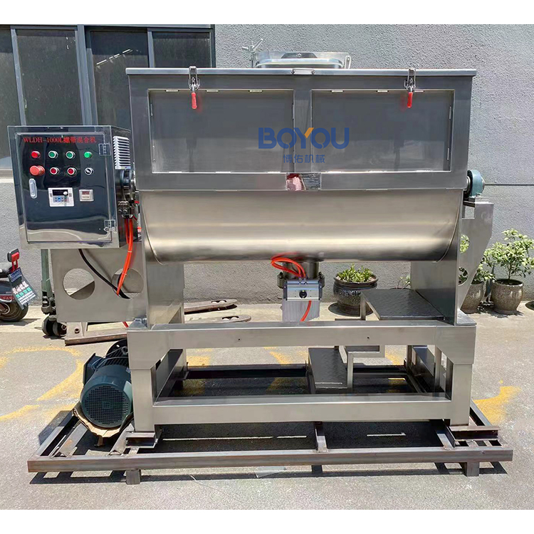 Stainless Steel 300L 500L 1000L Powder Ribbon Mixing Machine with Stirring Mixer
