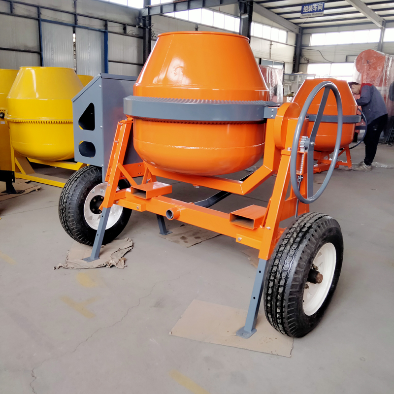 Mobile Continuous Concrete Cement Mixer350L 400L 500L Concrete Mixers Towable