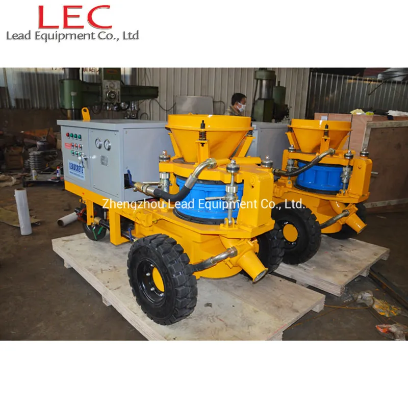 Wet Mix Shotcrete Machine for Spraying Concrete with Electric Motor