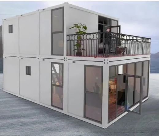 Casa Contêiner Portátil Padrão dos EUA 20FT Desmontável para Edifício Comercial Móvel Prefabricado