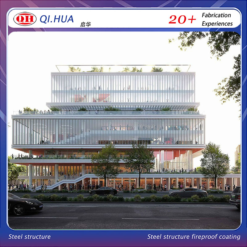 Cidade de Materiais de Construção Inteligentes com Infraestrutura Moderna