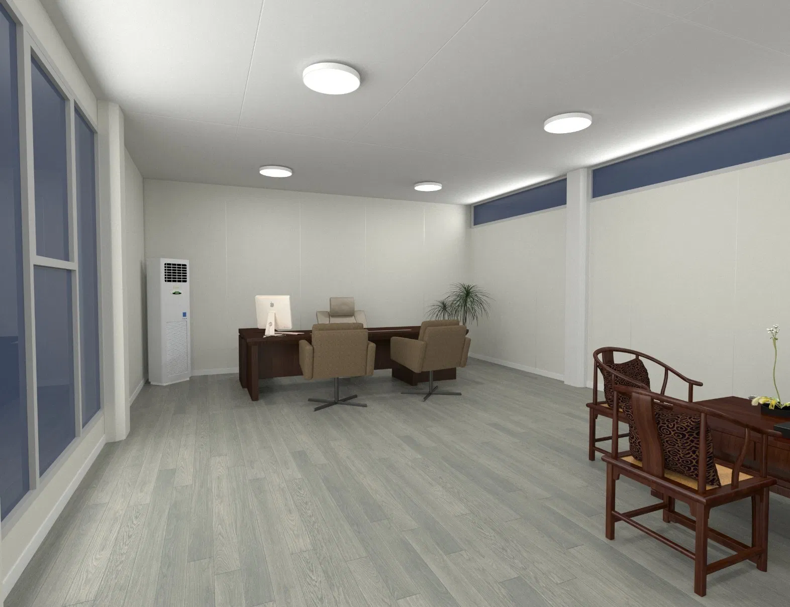 Casa Contêiner Portátil Padrão dos EUA 20FT Desmontável para Edifício Comercial Móvel Prefabricado