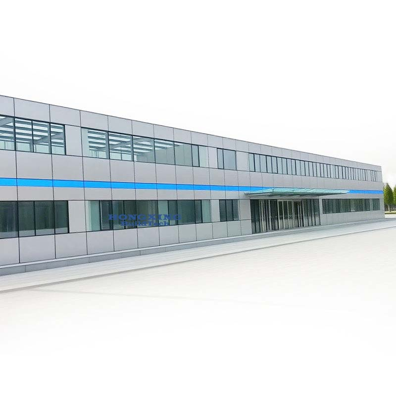 Estrutura Comercial de Aço Pré-Engenheirada, Edifício Durável de Múltiplos Andares, Estrutura Metálica para Indústria Leve, Armazém e Projetos de Uso Misto de Escritórios