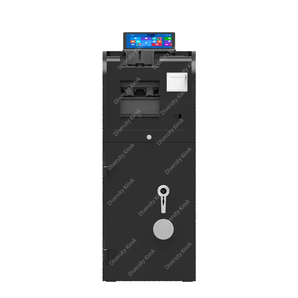 Máquina de Depósito de Dinheiro Automática de Alto Rendimento Terminal de Dispositivo de Cofres Inteligentes de Escritório Turnkey Centro de Dinheiro