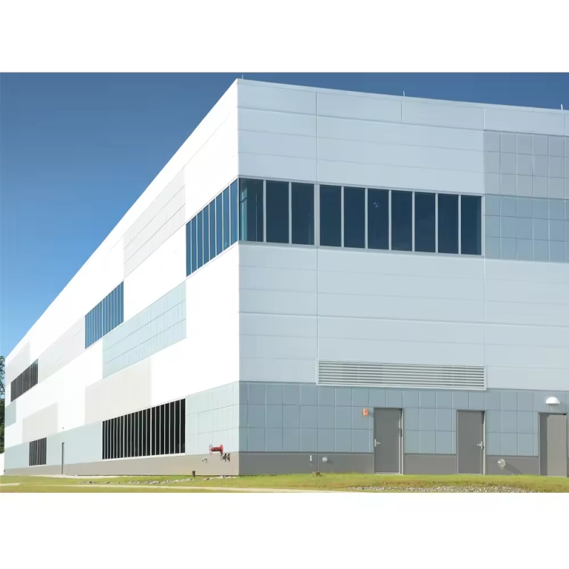 Estrutura de Aço Personalizada de Metal para Oficina com Grande Vão, Edifício de Estrutura Espacial Durável e Econômico em Aço de Alta Resistência
