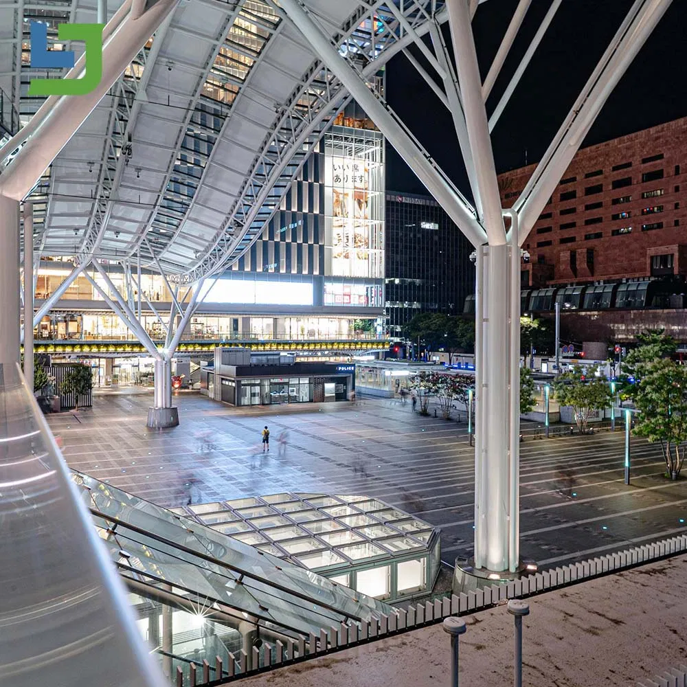 Estrutura de Aço Prefabricada Shopping Mall Edifício Comercial Personalizado