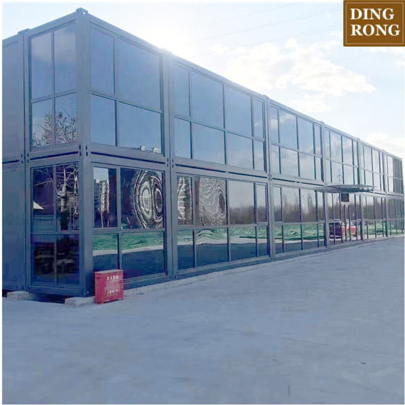 Estrutura Modular Prefabricada de Aço Escritório Container Apartamentos Portáteis Edifício