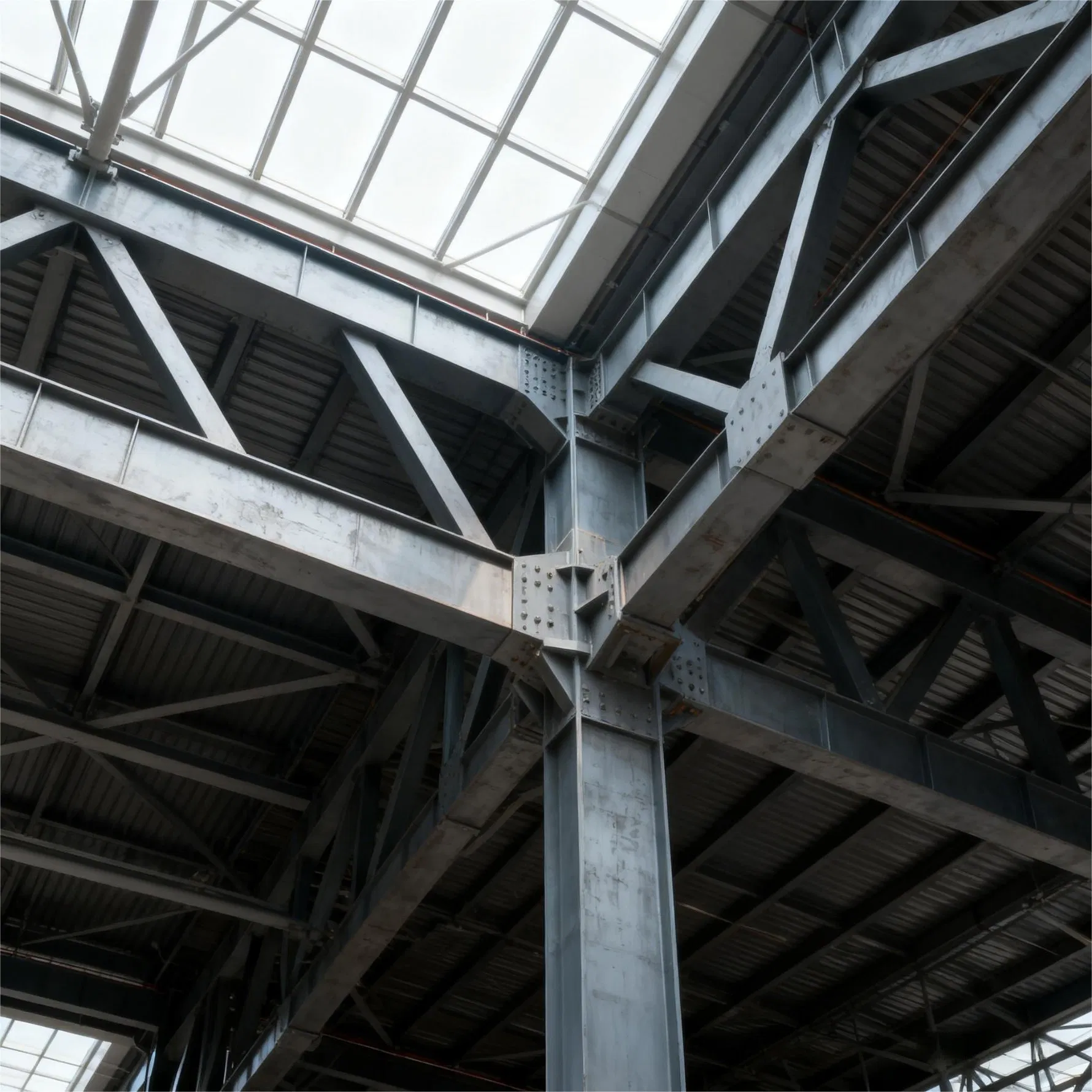 Estrutura de Aço Prefabricada Personalizada para Edifícios Comerciais, Salas de Exposição e Instalações Esportivas, Oferecendo Instalação Rápida e Desempenho com Qualidade Confiável