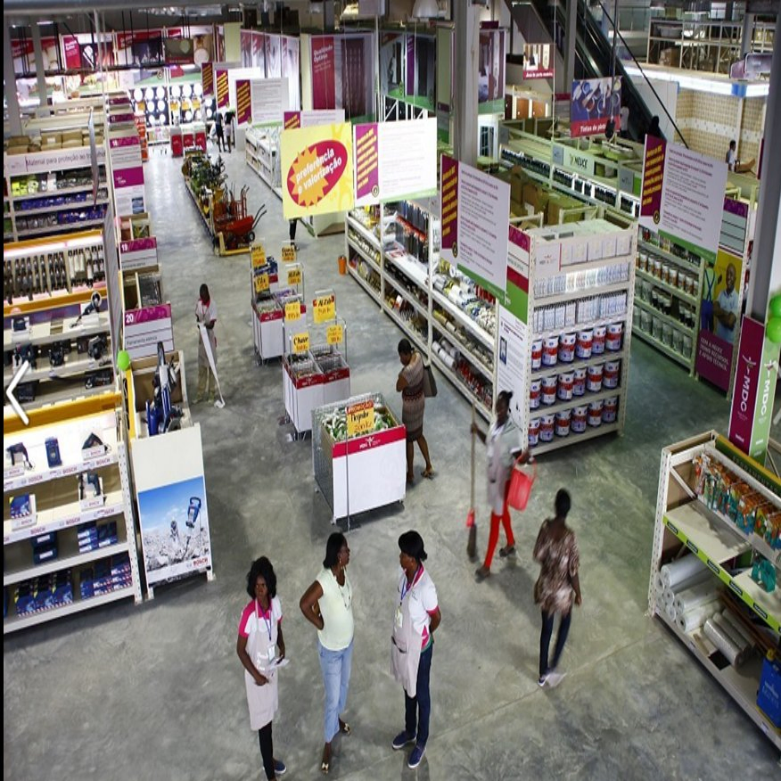 Centro Comercial Supermercado de Estrutura de Aço Prefabricada com Teto Alto