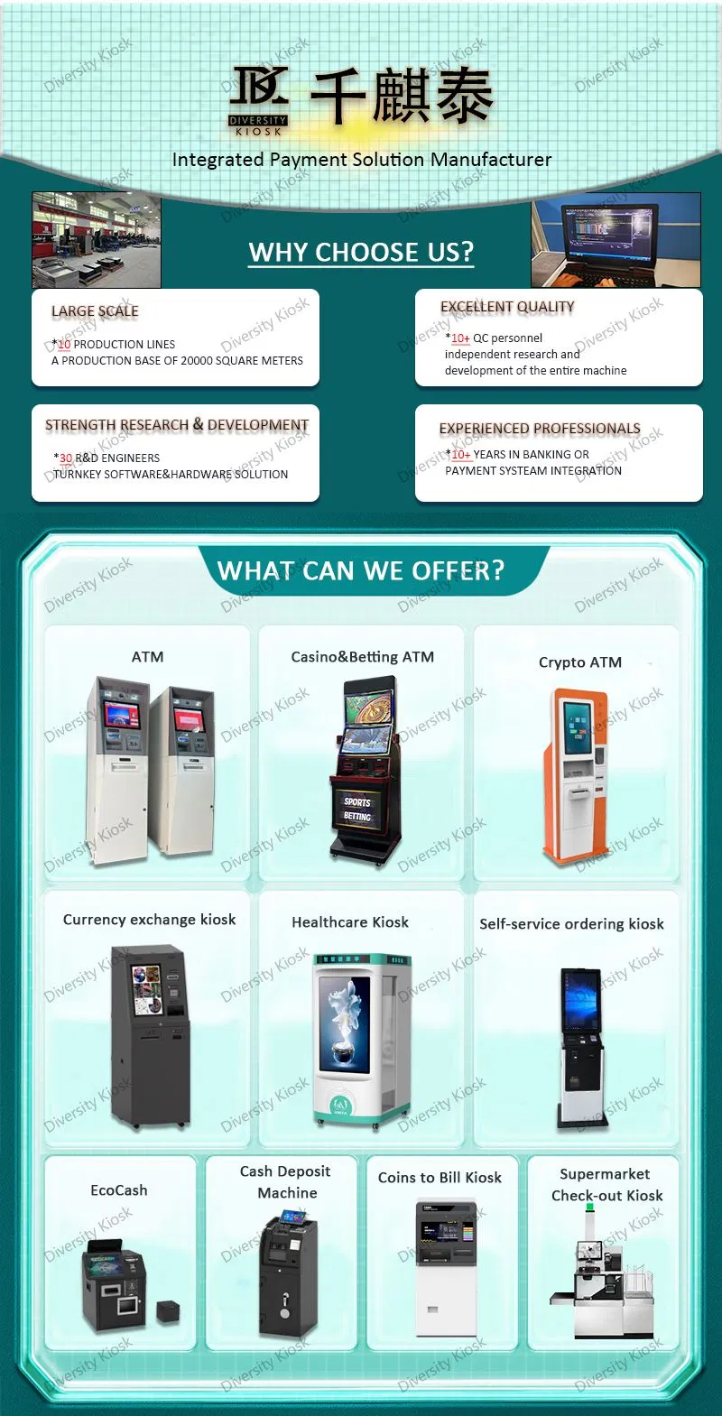 Máquina de Depósito de Dinheiro Automática de Alto Rendimento Terminal de Dispositivo de Cofres Inteligentes de Escritório Turnkey Centro de Dinheiro