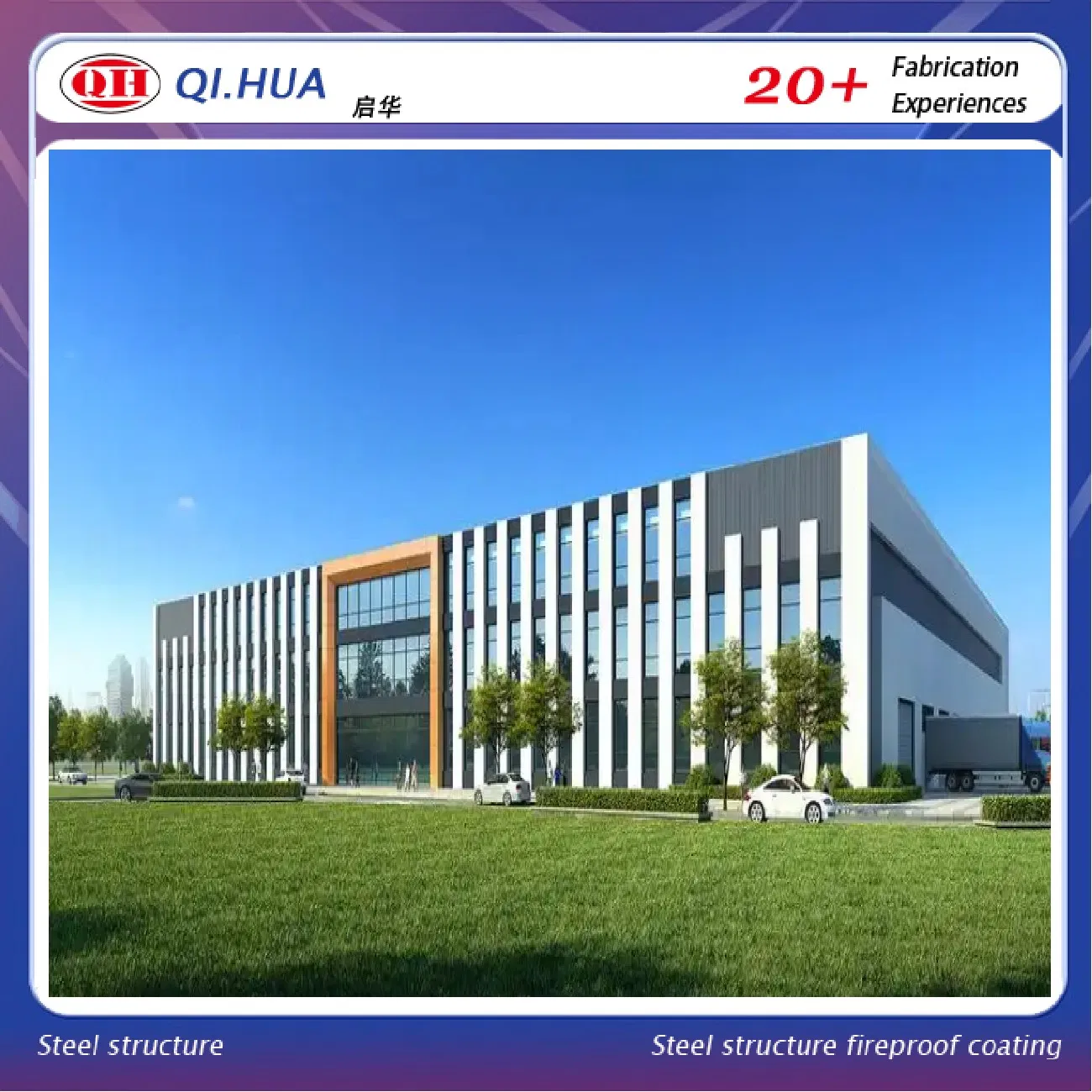 Edifício Modular Prefabricado de Estrutura de Aço - Residencial Escritório Shopping Center