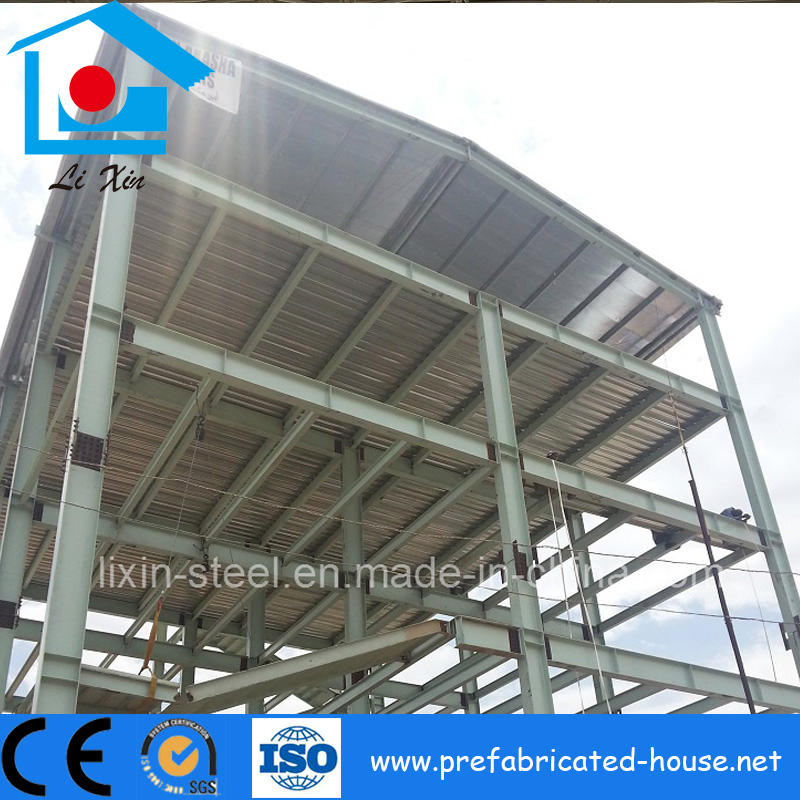Casa Prefabricada de Aço Estrutural na África Sudão Estrutura de Aço Edifício Prefabricado Estrutura de Aço