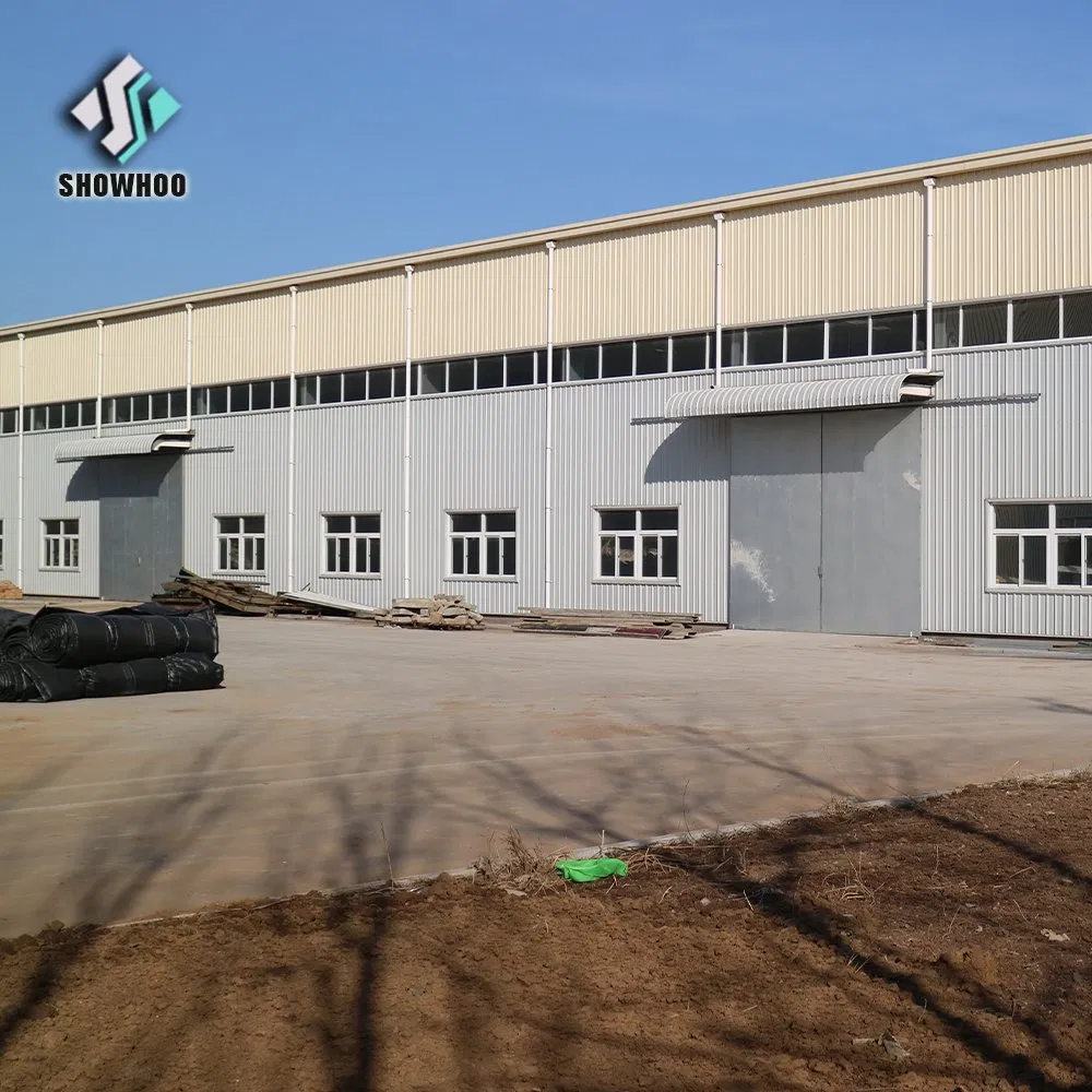 Edifício Comercial de Estrutura de Aço Prefabricada Personalizada de Alto Desempenho com Estrutura de Aço