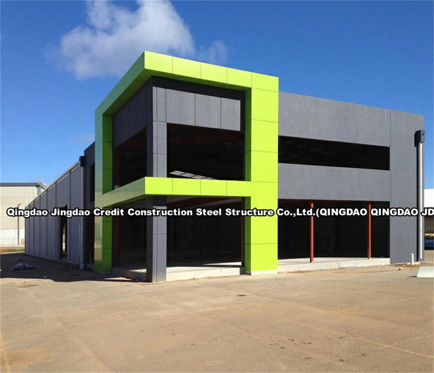 Estrutura Modular de Aço Prefabricada Bonita e de Fácil Montagem para Construção de Oficina com Preço 3D para Armazém Pré-Engenheirado Industrial