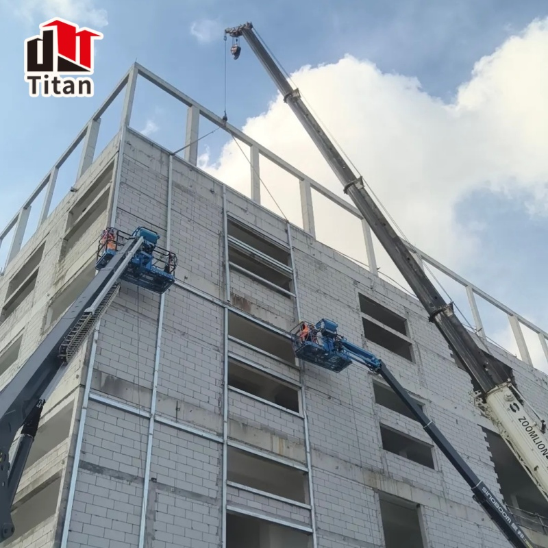 Projeto de Edifício Modular de Estrutura de Aço de Montagem Rápida para Planta Industrial