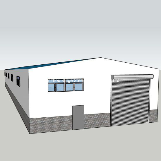 Q355 Armazém Moderno Prefabricado em Aço Estrutural Soldado Inteligente