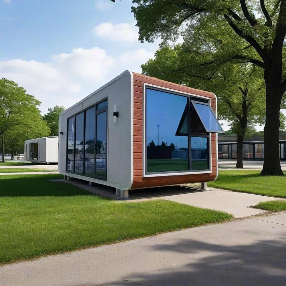Casa Modular Estilo Vila Personalizada Mini Casa Vila Cabana Maçã com Banheiro, Quarto etc