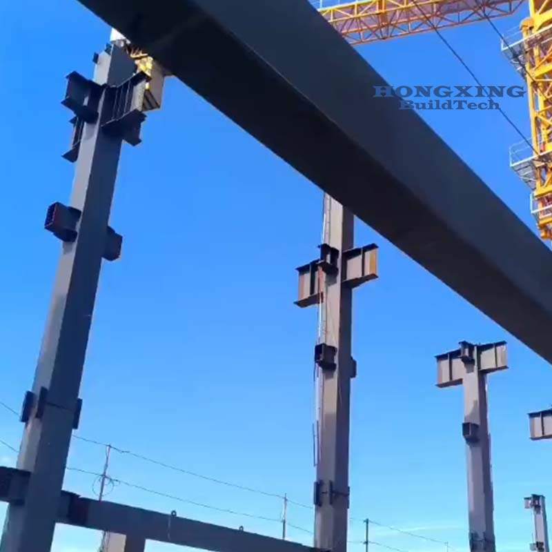 Kit de Construção Modular de Edifício de Escritório com Estrutura de Aço Pré-Fabricada Instalação Rápida Edifício Comercial Pré-Engenheirado