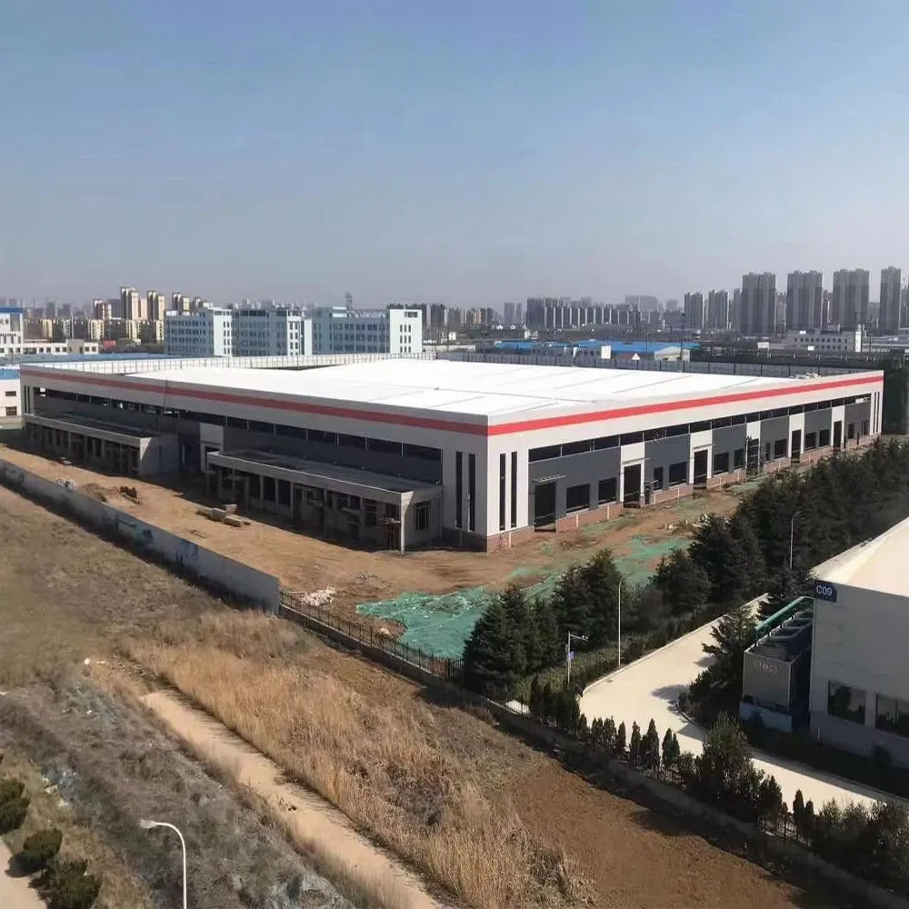 Estrutura Industrial Comercial de Edifício de Fábrica Metálica Prefabricada em Aço Leve com Estrutura de Portal Galvanizada ou Pintada e Resistente ao Fogo de Grande Vão e Múltiplos Andares