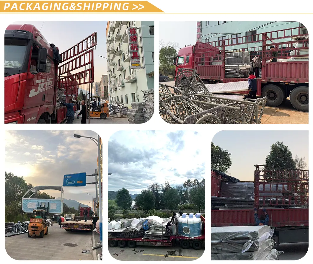 Embalagem e transporte de mercadorias