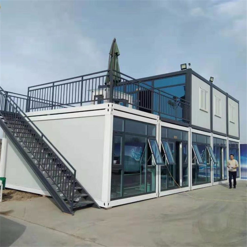 Casa Modular de Contêiner de Pacote Plano da Fábrica da China para Projeto de Construção de Infraestrutura Turística do Governo com CE ISO 20FT 30FT 40FT