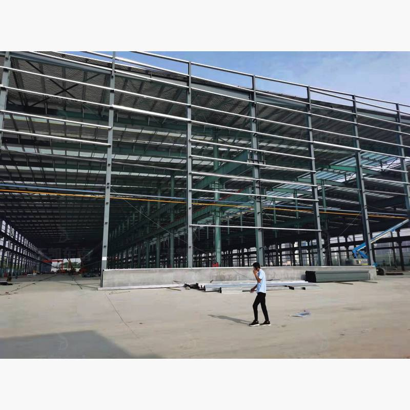 Componentes de Edifícios Prefabricados de Alta Resistência e Módulos de Construção Formam um Edifício Comercial de Aço Confiável