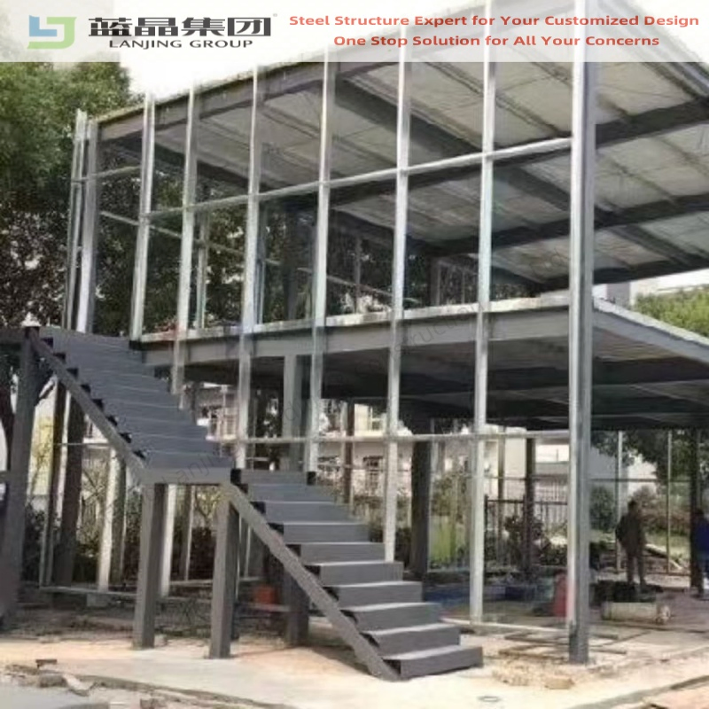 Construção Rápida e Fácil de Estrutura de Aço Pré-Fabricada Multiuso de Múltiplos Andares para Armazém, Oficina, Edifício Comercial e Industrial em Metal