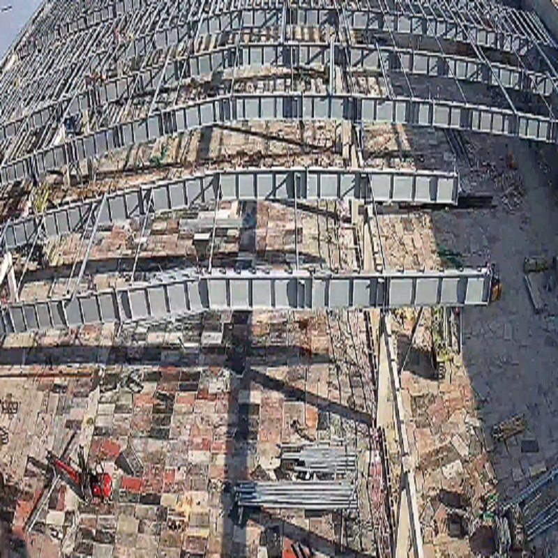 Estilo de Casa de Fazenda Moderna Sustentável com Estrutura de Aço Leve Sheds Prefabricados para Edifícios Comerciais