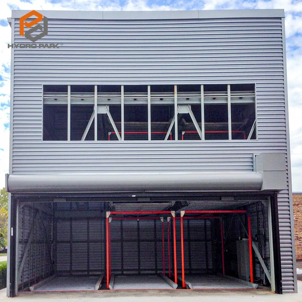 2-8 Andares Economizando Espaço Estéreo Garagem Carrossel Vertical Estacionamento Bidirecional Série Estacionamento Edifícios