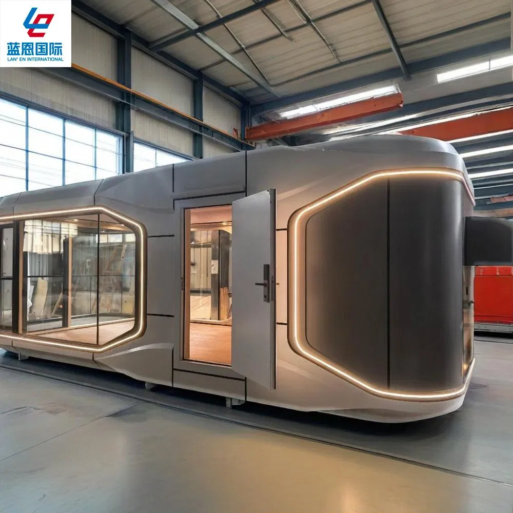 Material de Painel Sandwich Modular Fácil de Instalar Casa Expandível Cápsula Casa para Vida Familiar