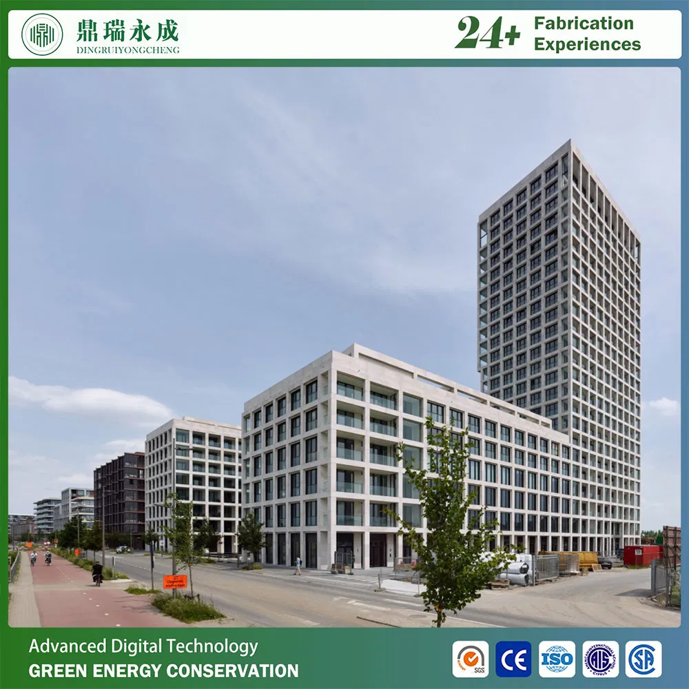Entrega Rápida Design Gratuito Estrutura de Aço Prefabricada Material para Edifício de Múltiplos Andares com Preço Mais Baixo