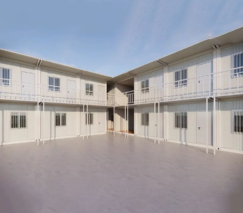 Casa Contêiner Modular 20FT Desmontável para Edifício Comercial de Escritórios Pré-fabricado de Múltiplos Andares