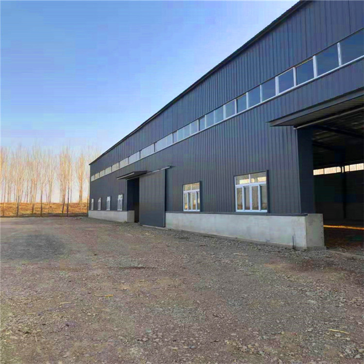 Construção de Estrutura de Aço em Portal para Armazém Comercial Prefabricado, Oficina Industrial Fabricada, Escritório Prefab, Galpão de Metal para Fazenda