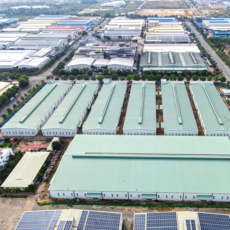 Edifício de Armazenamento em Aço Edifício Industrial Portátil Edifício Agrícola Planta Comercial