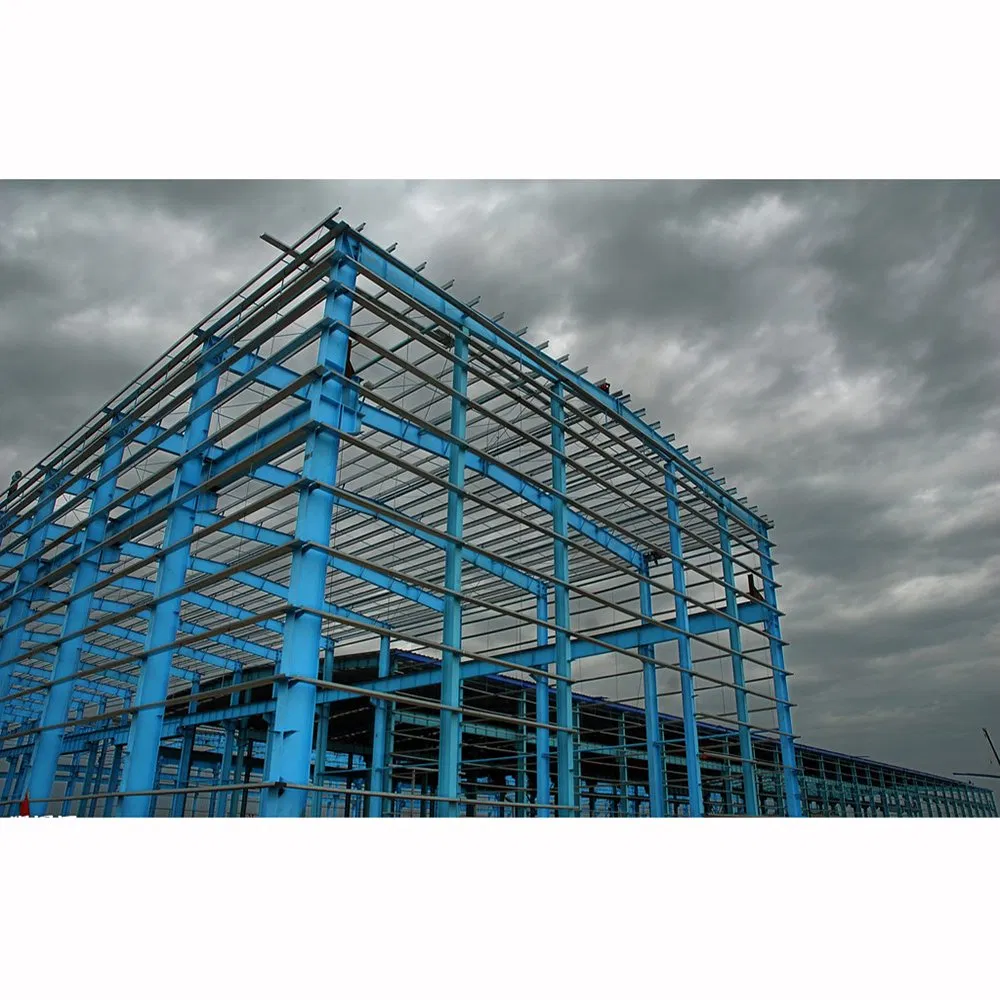 Construção de Armazém Estrutural Personalizado Oficina Hangar Edifícios Comerciais de Aço