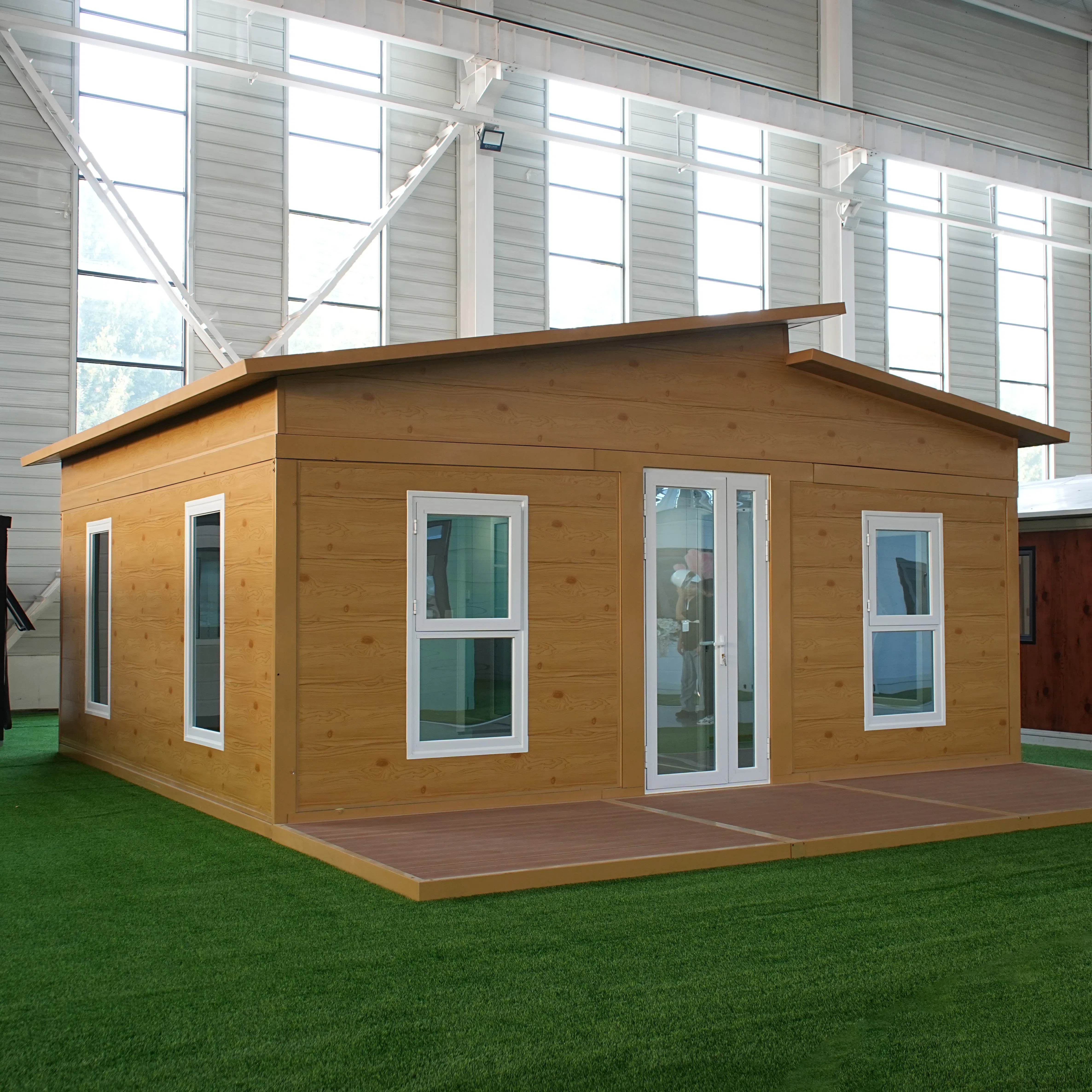 Edifício Modular de Aço com Design Expandível para Espaço de Vida Eficiente