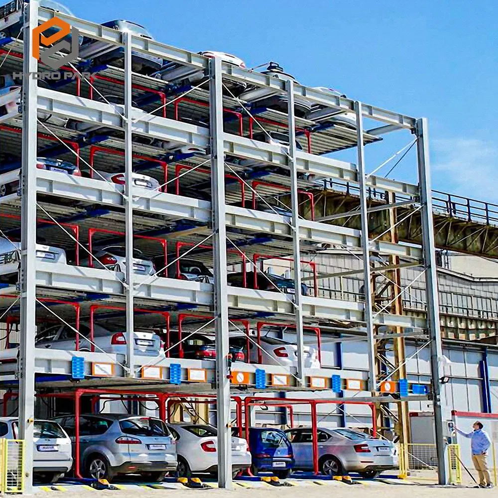 Sistema de Estacionamento Vertical em Carrossel Estéreo de Múltiplas Camadas para Economia de Espaço, Edifícios de Estacionamento em Puzzle com Estacionamento Bidirecional