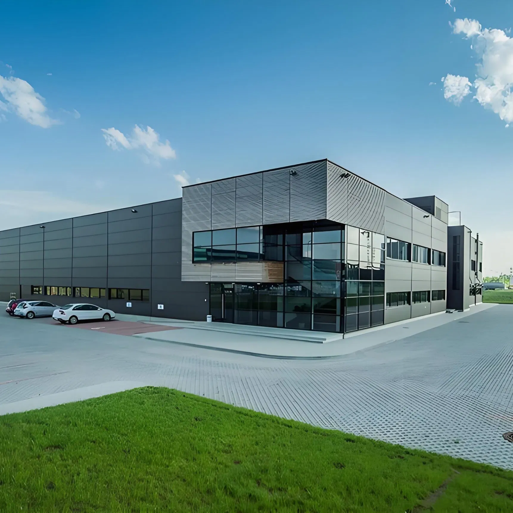 Edifício Comercial de Vários Andares, Shopping Mall, Hotel, Estrutura de Aço, Edifício Modular