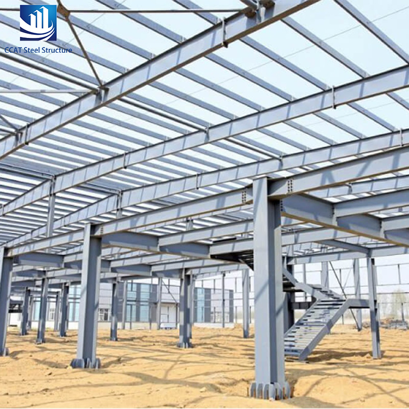 Edifício de Estrutura de Aço de Uso Misto com Armazém e Espaço para Escritório Barndomínio Ganyo Estrutura de Aço