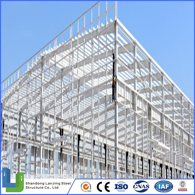 Estruturas Portáteis de Edifícios Pré-fabricados para Armazém e Edifícios Comerciais com Estrutura de Aço na China