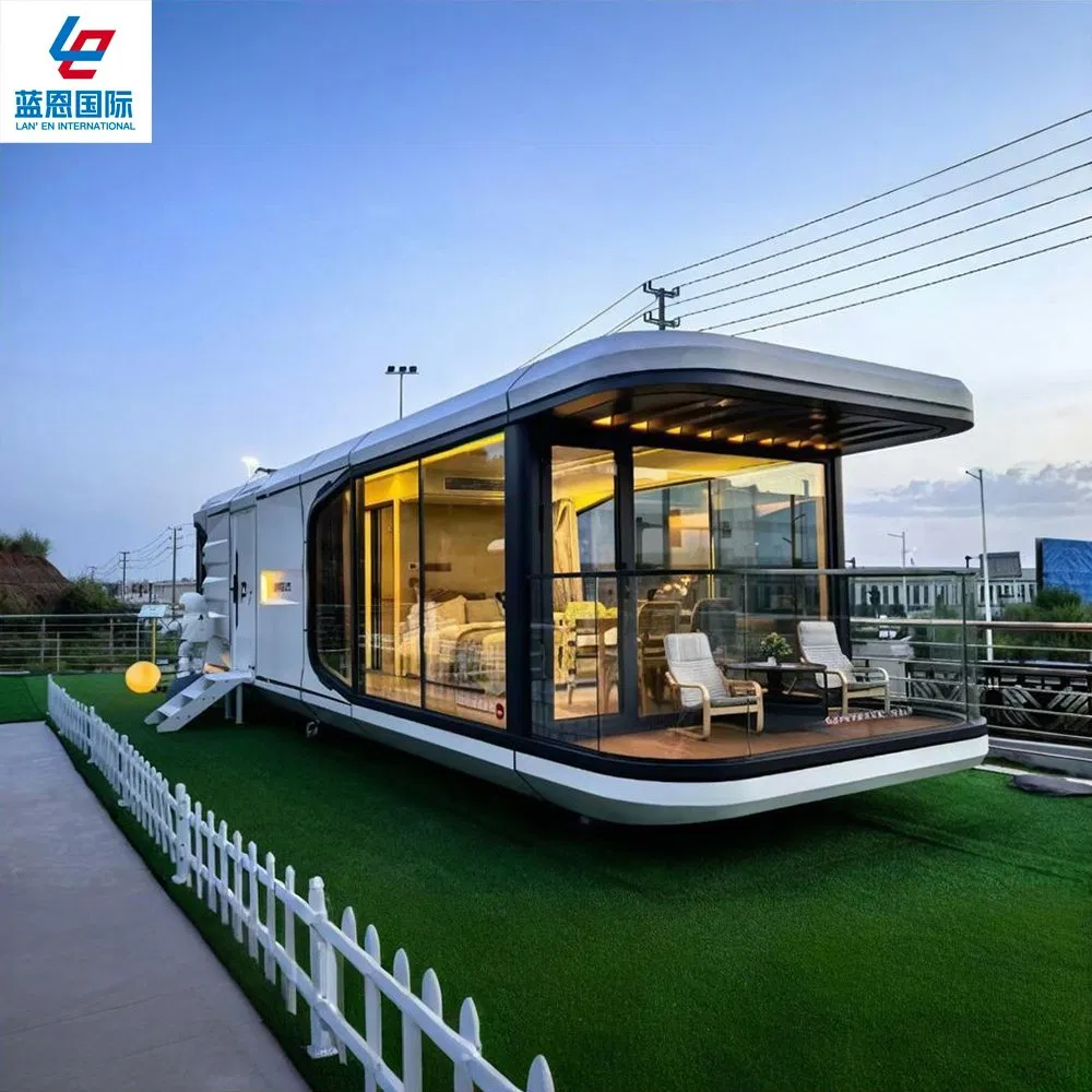 Material de Painel Sandwich Modular Fácil de Instalar Casa Expandível Cápsula Casa para Vida Familiar