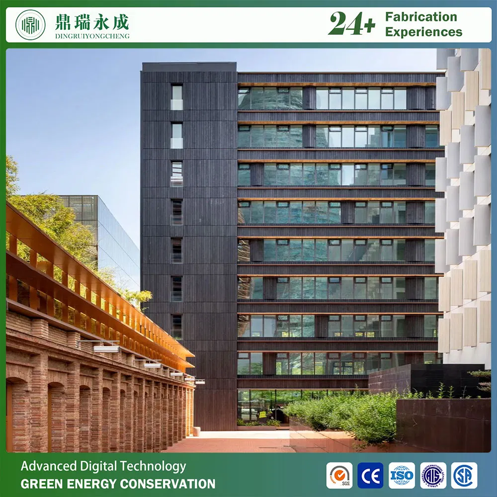 Entrega Rápida Design Gratuito Estrutura de Aço Prefabricada Material para Edifício de Múltiplos Andares com Preço Mais Baixo